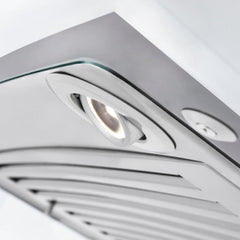 ZLINE Convertible Vent Wall Mount Range Hood in Stainless Steel & Glass - KN - The Home Selection