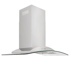 ZLINE Convertible Vent Wall Mount Range Hood in Stainless Steel & Glass - KN - The Home Selection