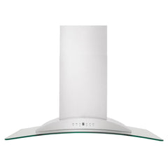 ZLINE Convertible Vent Wall Mount Range Hood in Stainless Steel & Glass - KN - The Home Selection
