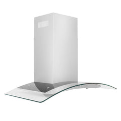ZLINE Convertible Vent Wall Mount Range Hood in Stainless Steel & Glass - KN4 - The Home Selection