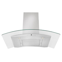 ZLINE Convertible Vent Wall Mount Range Hood in Stainless Steel & Glass - KN4 - The Home Selection