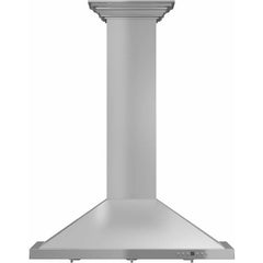 ZLINE Convertible Vent Wall Mount Range Hood in Stainless Steel with Crown Molding - KBCRN - The Home Selection
