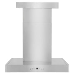 ZLINE Convertible Vent Wall Mount Range Hood in Stainless Steel with Crown Molding - KECRN - The Home Selection