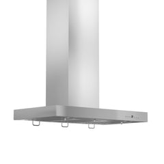 ZLINE Convertible Vent Wall Mount Range Hood in Stainless Steel with Crown Molding - KECRN - The Home Selection