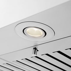 ZLINE Convertible Vent Wall Mount Range Hood in Stainless Steel with Crown Molding - KECRN - The Home Selection