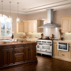 ZLINE Convertible Vent Wall Mount Range Hood in Stainless Steel with Crown Molding - KL2CRN - The Home Selection