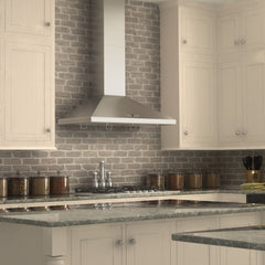 ZLINE Convertible Vent Wall Mount Range Hood in Stainless Steel with Crown Molding - KL2CRN - The Home Selection