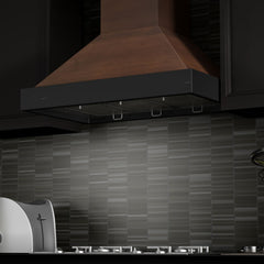 ZLINE Convertible Vent Wooden Wall Mount Range Hood in Antigua and Walnut - KBAR - The Home Selection
