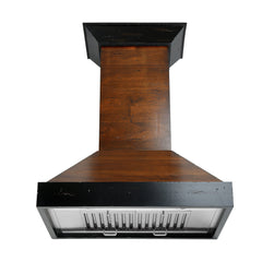 ZLINE Convertible Vent Wooden Wall Mount Range Hood in Antigua and Walnut - KBAR - The Home Selection