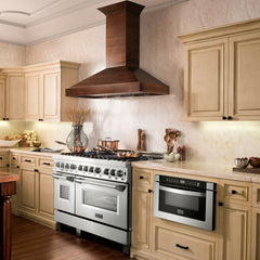 ZLINE Convertible Vent Wooden Wall Mount Range Hood in Walnut - KBRR - The Home Selection