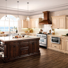ZLINE Convertible Vent Wooden Wall Mount Range Hood in Walnut - KBRR - The Home Selection