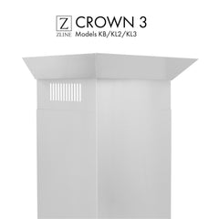 ZLINE Crown Molding #3 For Wall Range Hood - CM3-KB/KL2/KL3 - The Home Selection