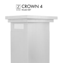 ZLINE Crown Molding #4 For Wall Range Hood - CM4-687 - The Home Selection