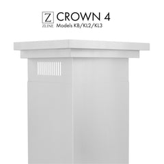 ZLINE Crown Molding #4 For Wall Range Hood - CM4-KB/KL2/KL3 - The Home Selection