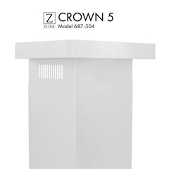 ZLINE Crown Molding #5 For Wall Range Hood - CM5-687 - The Home Selection