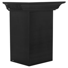ZLINE Crown Molding in Black Stainless Steel with Built-in Bluetooth Speakers - CM6-BT-BSKBN - The Home Selection