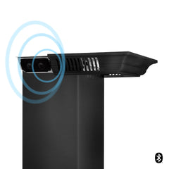 ZLINE Crown Molding in Black Stainless Steel with Built-in Bluetooth Speakers - CM6-BT-BSKBN - The Home Selection