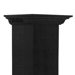 ZLINE Crown Molding in Black Stainless Steel with Built-in Bluetooth Speakers - CM6-BT-BSKEN - The Home Selection