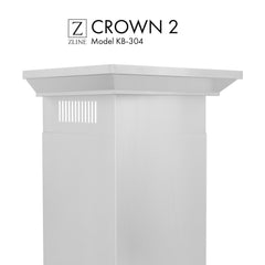 ZLINE Crown Molding Profile 2 for Wall Mount Range Hood - CM2-KB-304 - The Home Selection