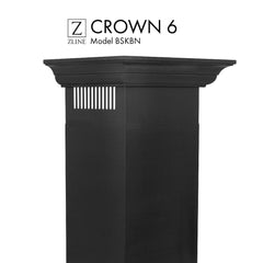 ZLINE Crown Molding Profile 6 for Wall Mount Range Hood - CM6-BSKBN - The Home Selection