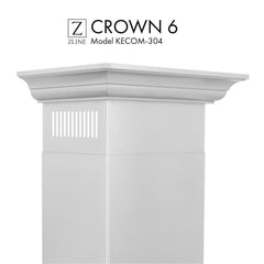 ZLINE Crown Molding Profile 6 for Wall Mount Range Hood - CM6-KECOM-304 - The Home Selection