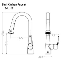 ZLINE Dali Kitchen Faucet - DAL-KF - The Home Selection
