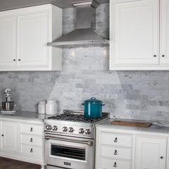 ZLINE Designer Series DuraSnow® Stainless Steel Wall Mount Range Hood - 8KBS - The Home Selection
