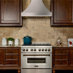 ZLINE Designer Series DuraSnow® Stainless Steel Wall Range Hood - 8632S - The Home Selection