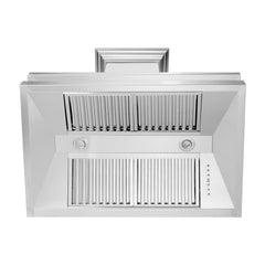 ZLINE Designer Series DuraSnow® Wall Mount Range Hood - 8656S - The Home Selection
