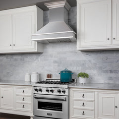 ZLINE Designer Series DuraSnow® Wall Mount Range Hood - 8656S - The Home Selection