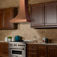 ZLINE Designer Series Hand-Hammered Copper Finish Wall Range Hood - 8632H - The Home Selection