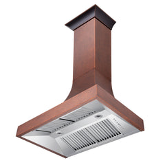 ZLINE Designer Series Hand-Hammered Copper Finish Wall Range Hood - 8632H - The Home Selection
