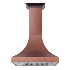 ZLINE Designer Series Hand-Hammered Copper Finish Wall Range Hood - 8632H - The Home Selection