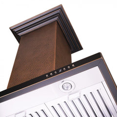 ZLINE Designer Series Hand Hammered Copper Island Mount Range Hood - 8GL2Hi - The Home Selection