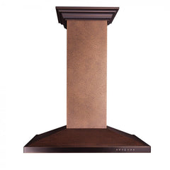 ZLINE Designer Series Hand Hammered Copper Island Mount Range Hood - 8GL2Hi - The Home Selection