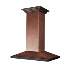 ZLINE Designer Series Hand Hammered Copper Island Mount Range Hood - 8GL2Hi - The Home Selection