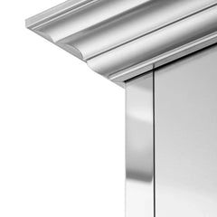 ZLINE Designer Series Wall Mount Range Hood in DuraSnow® Stainless Steel with Mirror Accents (655MR) - The Home Selection