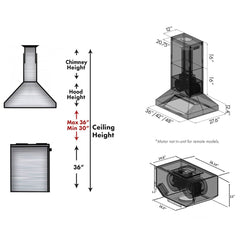 ZLINE Dual Remote Blower Island Mount Range Hood in Stainless Steel - 697i-RD - The Home Selection