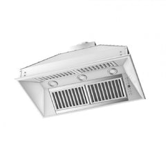 ZLINE Ducted Island Mount Range Hood Insert in Stainless Steel - 824i - The Home Selection