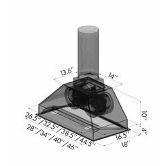 ZLINE Ducted Remote Blower Range Hood Insert in Stainless Steel - 698-RD - The Home Selection