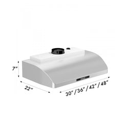 ZLINE Ducted Under Cabinet Range Hood in Stainless Steel - 621 - The Home Selection
