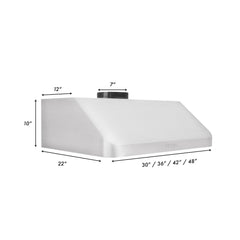 ZLINE Ducted Under Cabinet Range Hood in Stainless Steel - 623 - The Home Selection