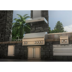 ZLINE Ducted Wall Mount Range Hood in Outdoor Approved Stainless Steel - 697-304 - The Home Selection