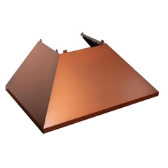 ZLINE Ducted ZLINE DuraSnow Stainless Steel® Range Hood with Copper Shell (8654C) - The Home Selection