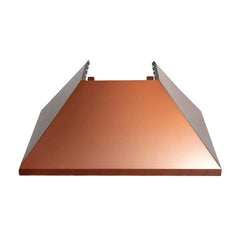 ZLINE Ducted ZLINE DuraSnow Stainless Steel® Range Hood with Copper Shell (8654C) - The Home Selection