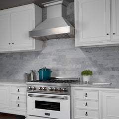 ZLINE DuraSnow® Stainless Steel Range Hood with DuraSnow® Shell - 8654SN - The Home Selection