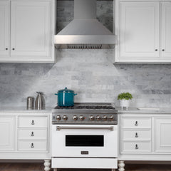 ZLINE DuraSnow® Stainless Steel Range Hood with DuraSnow® Shell - 8654SN - The Home Selection