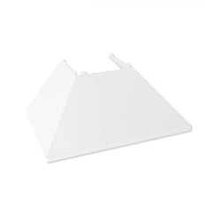 ZLINE DuraSnow® Stainless Steel Range Hood With White Matte Shell - 8654WM - The Home Selection