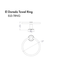 ZLINE El Dorado Towel Ring - ELD-TRNG - The Home Selection