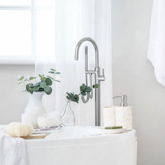 ZLINE Emerald Bay Bath Tub Filler in Brushed Nickel (EMBY-BTF) - The Home Selection